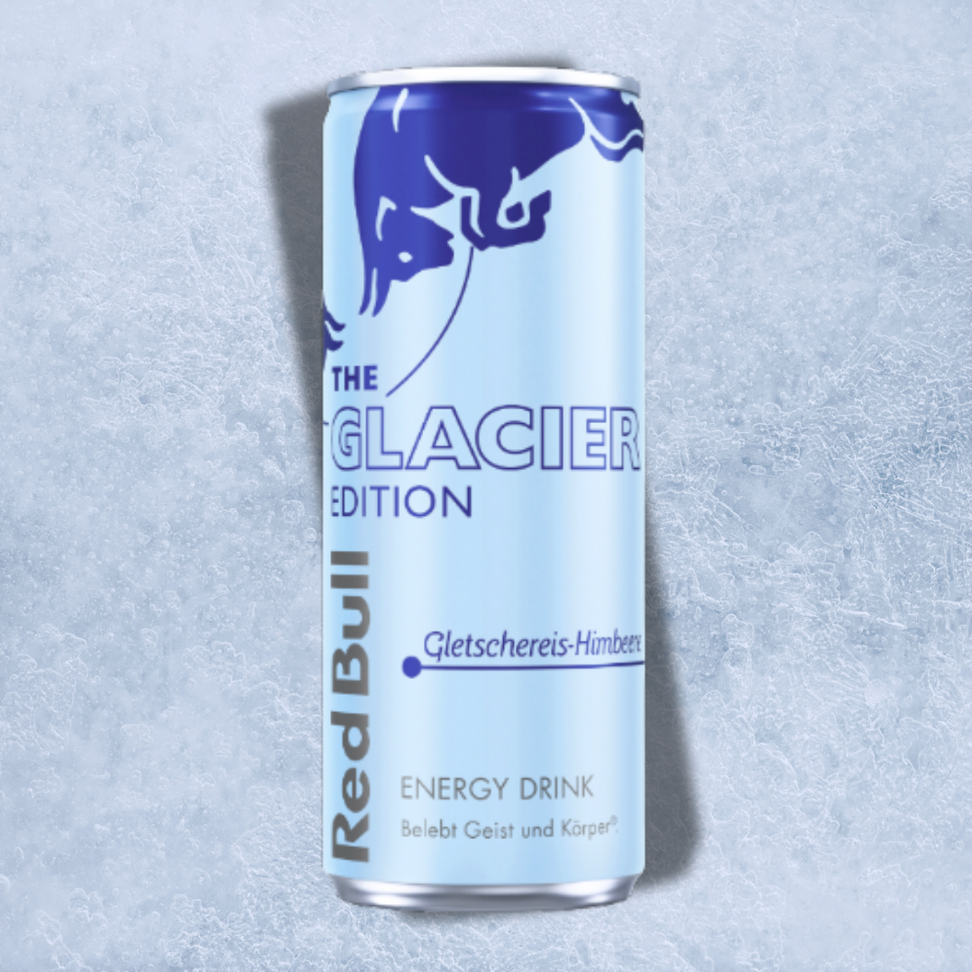 Gletschereis Himbeere Red Bull