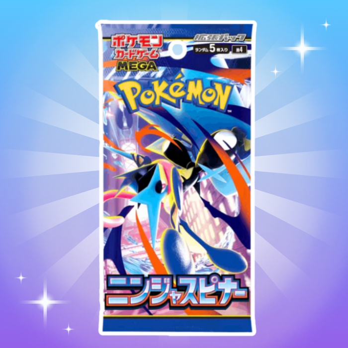 1x Pokémon Ninja Spinner – Japanese Booster Pack | JPN | 5 Karten