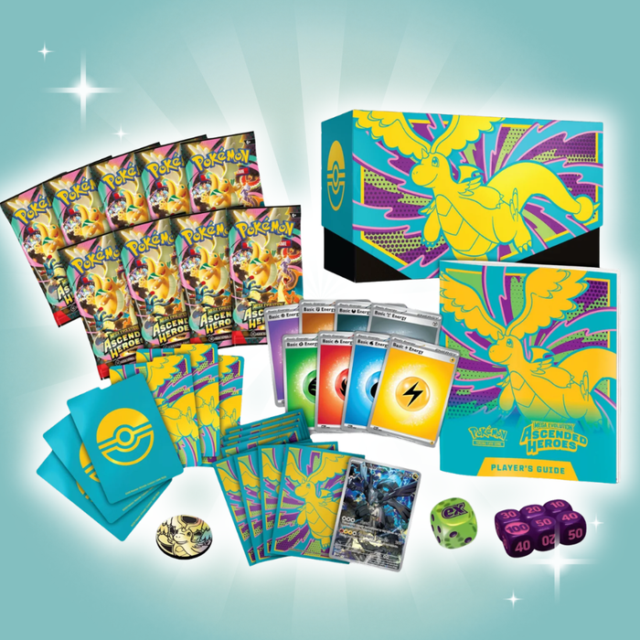 Pokémon ME2.5 – Ascended Heroes Elite Trainer Box (ETB) | Englisch | 9 Boosterpacks | Promo Karte | Mega-Entwicklung