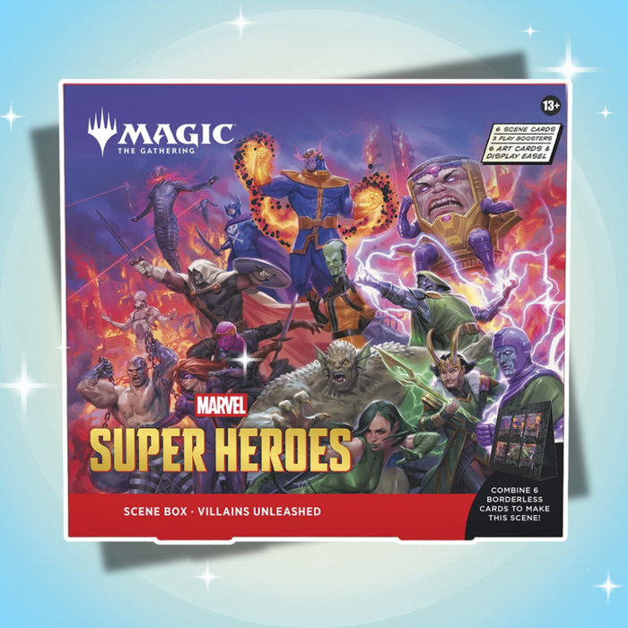 Magic: The Gathering Marvel Super Heroes Szenenbox Bundle Heroes United + Villains Unleashed Englisch