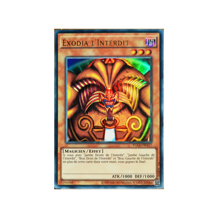 Yu-Gi-Oh! – Exodia l’Interdit – Set Complet (5 Cartes) | Version Française | Ultra Rare | Collection Légendaire