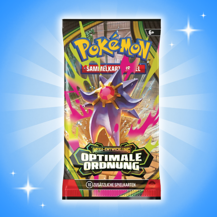 Pokémon Optimale Ordnung Boosterbundle – Deutsch, 6 Boosterpacks + Extras