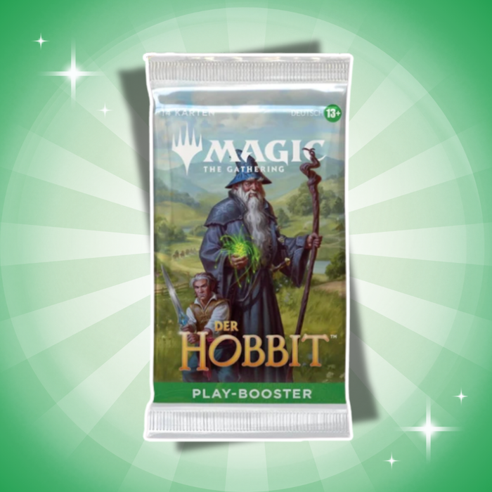 3x Magic: The Gathering Der Hobbit Play Booster Deutsch – 3 Boosterpacks mit je 14 Karten