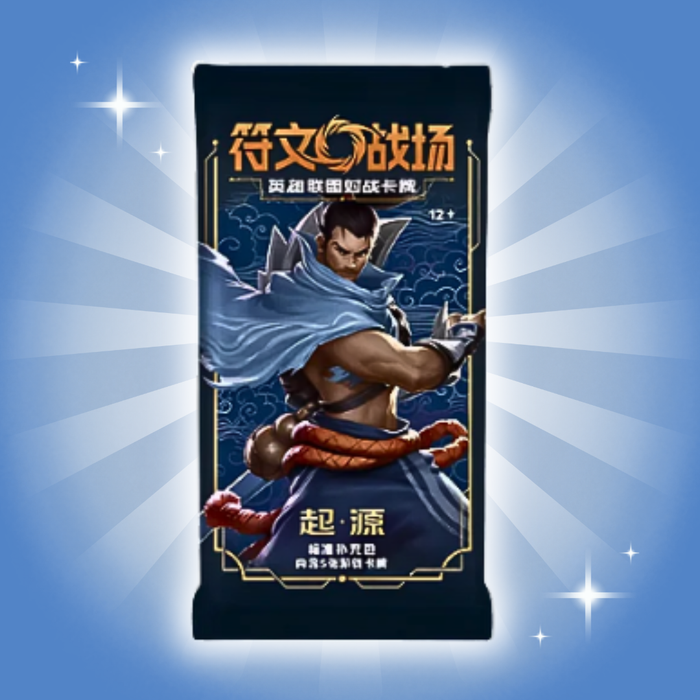 Riftbound Origins Slim Booster Box – Chinesische Version | 24 Boosterpacks | 5 Karten pro Pack