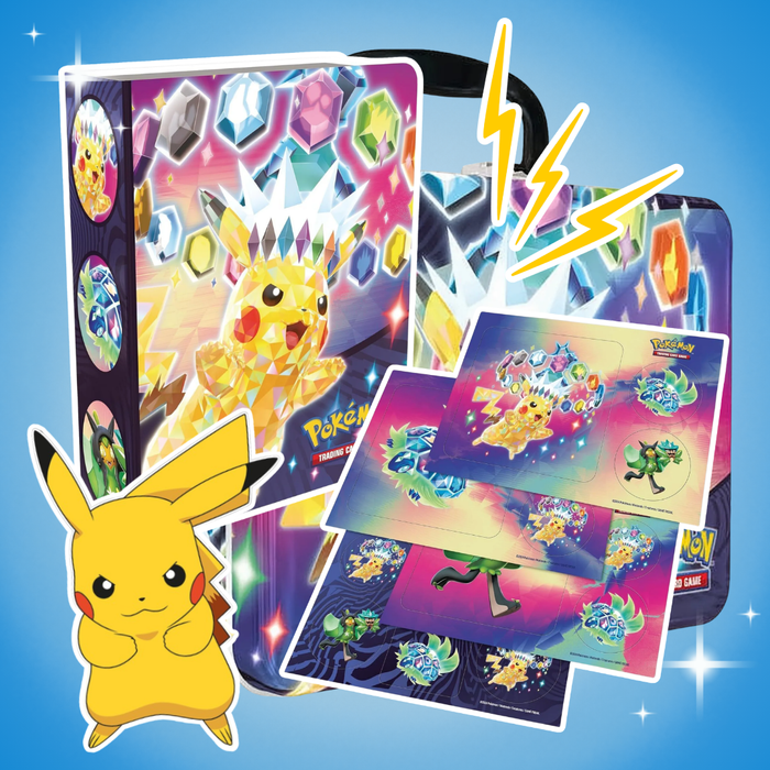 Pokémon Sammelkoffer Herbst 2024 Deutsch – 6 Boosterpacks, 3 Holo Karten, Mini Album & Zubehör, TCG Collector Chest