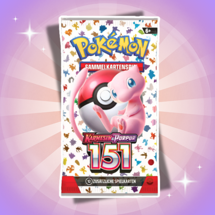 Pokémon Karmesin & Purpur 151 Zapdos ex Box Deutsch – 4 Booster + 2 Zapdos Karten