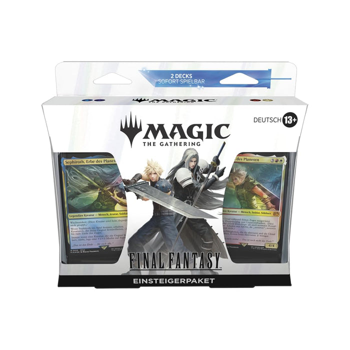 Magic The Gathering – Final Fantasy Starter Kit (DE) | 2 x 60 Kartendecks + Deckboxen, Guide & Arena Codes | Magic Einsteigerpaket