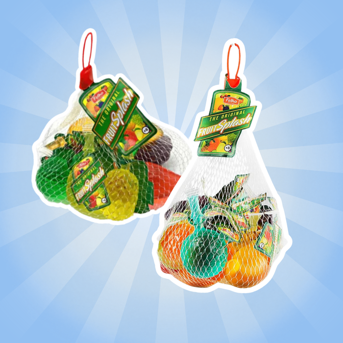 2x Fruit Splash Jelly Mix – Fruchtförmige Jelly Drinks im Netz, Bunte Candy-Fruchtgelees, 2x 330 ml