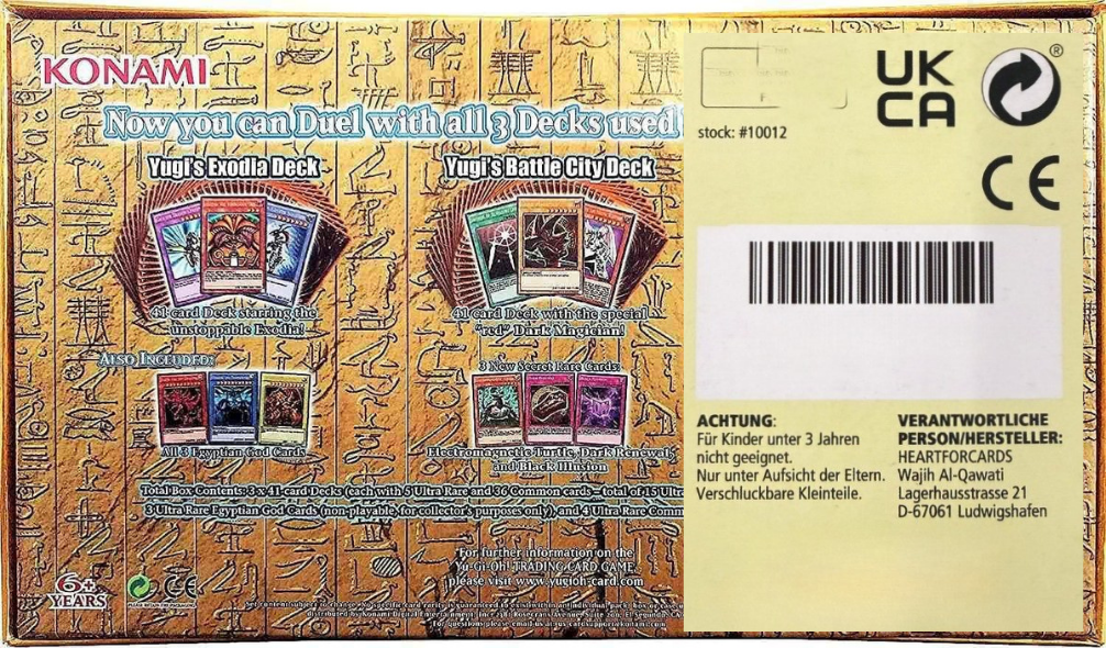 Yu-Gi-Oh! Yugi's Legendary Deck | Englisch | 3 vorkonstruierte Decks + Secret & Ultra Rare Karten