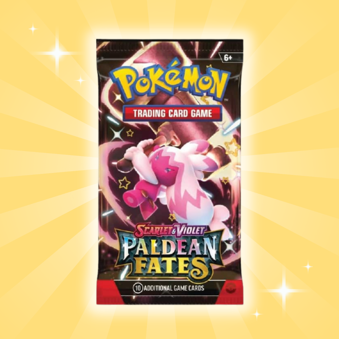 Pokémon TCG – Paldean Fates Booster Pack (Englisch)) | 1x Booster mit 10 Sammelkarten