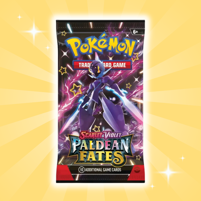 Pokémon TCG – Paldean Fates Booster Pack (Englisch)) | 1x Booster mit 10 Sammelkarten