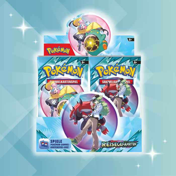 Pokémon Karmesin & Purpur – Reisegefährten Booster Display | 36 Booster | Deutsch