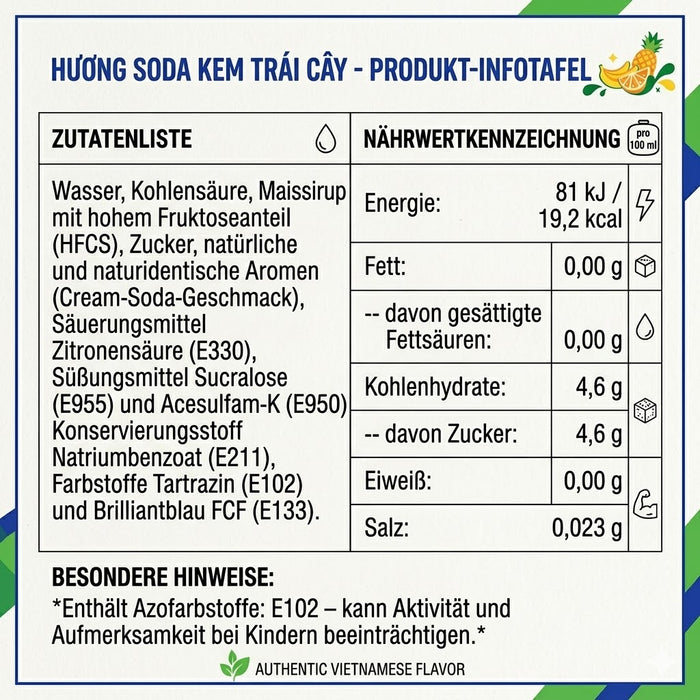 Fanta Exotic Cream Soda (Vietnam) – Fruchtiger Mix aus Asien, 320ml