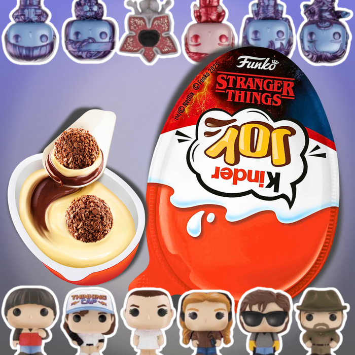 Kinder Joy Stranger Things Überraschungsei mit Milch- & Kakaocreme 20g