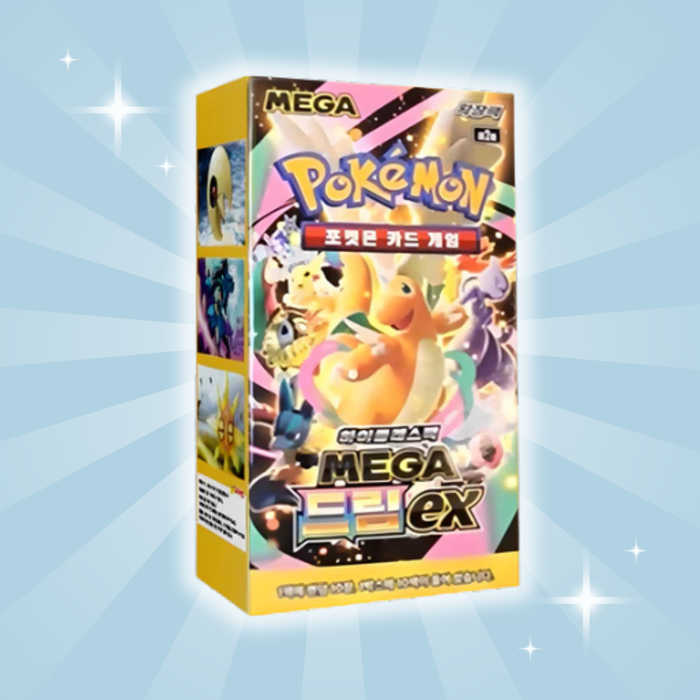 Pokémon Mega Dream ex – Booster Display | Koreanische Version | 100 Karten