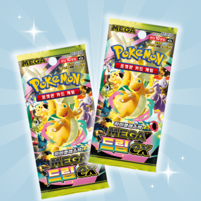 2x Pokémon Mega Dream ex booster | Koreanische Version