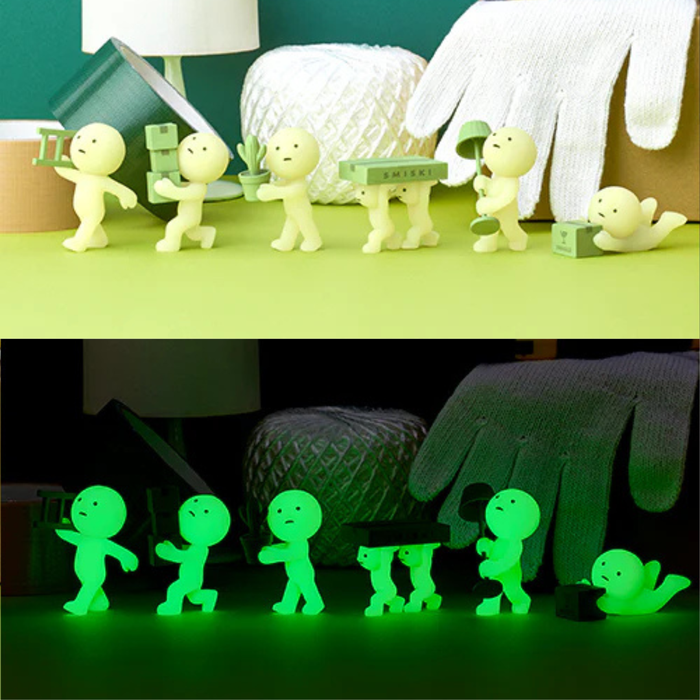 Original Smiski Moving-Serie – Leuchtende Sammelfigur Blindbox