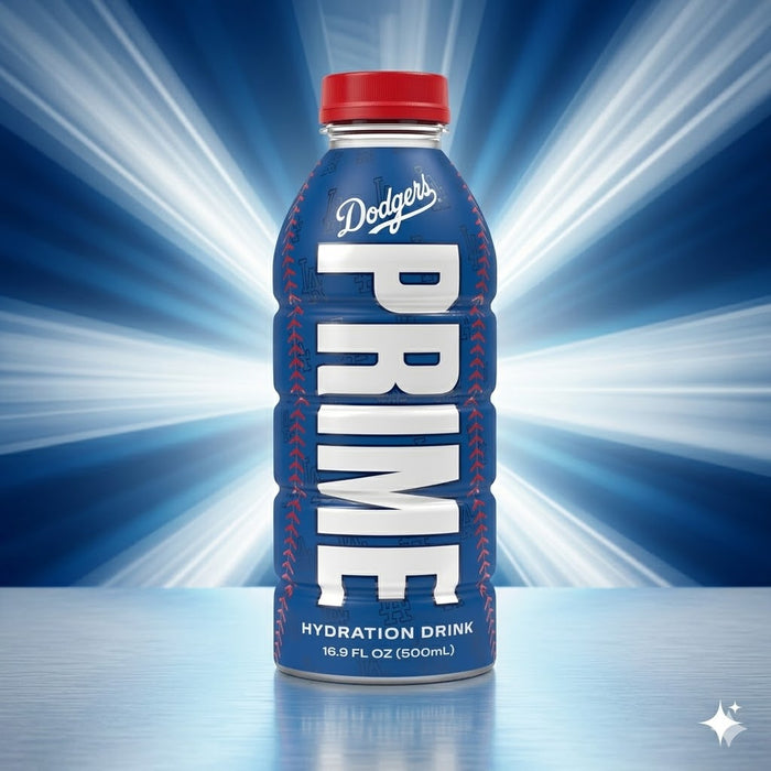 Prime Hydration LA Dodgers 500ml – Elektrolytgetränk mit fruchtigem Geschmack – Limited Edition