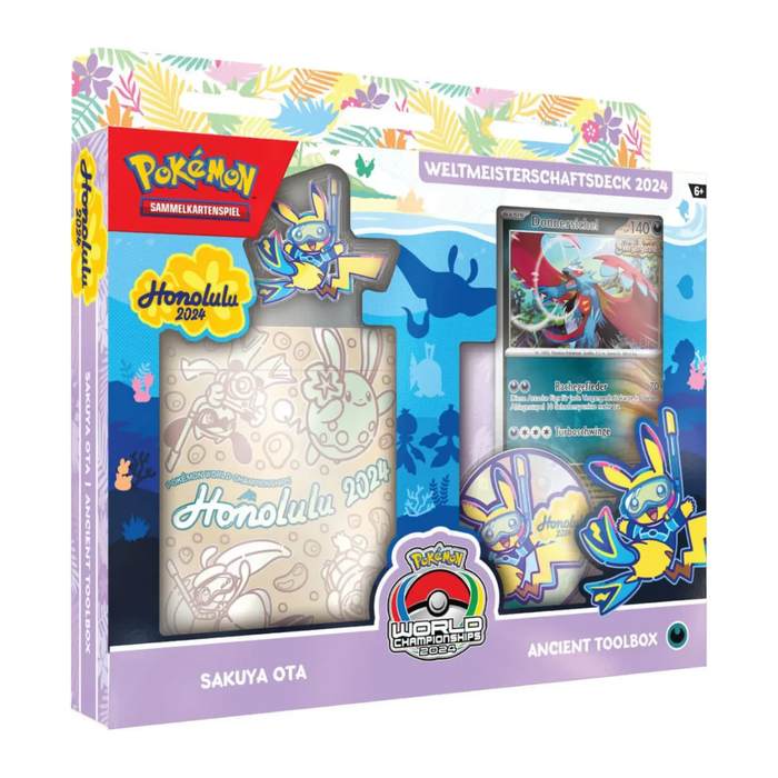 Pokémon Sammelkartenspiel – Weltmeisterschaftsdeck 2024 | Offizielles Championship Deck | Limitierte Edition | Sammelkarten-Spiel