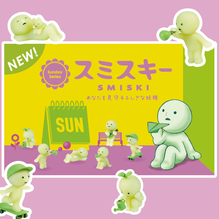 Original Smiski Sunday-Serie – Leuchtende Sammelfigur Blindbox