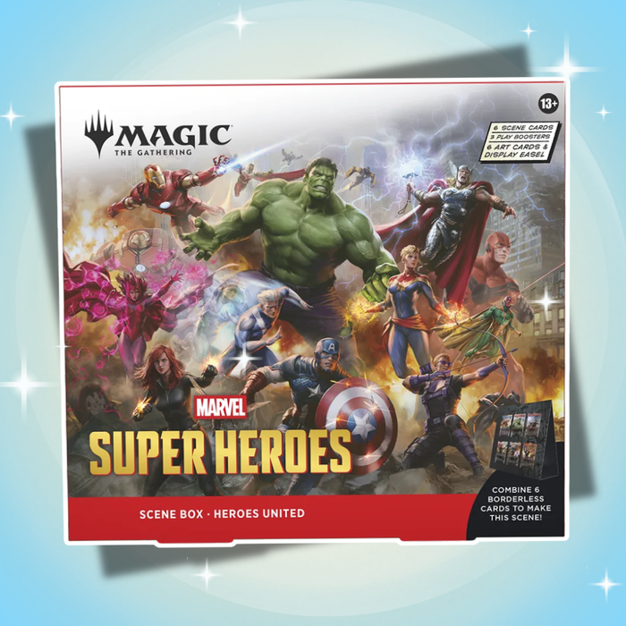 Magic: The Gathering Marvel Super Heroes Szenenbox Bundle Heroes United + Villains Unleashed Englisch