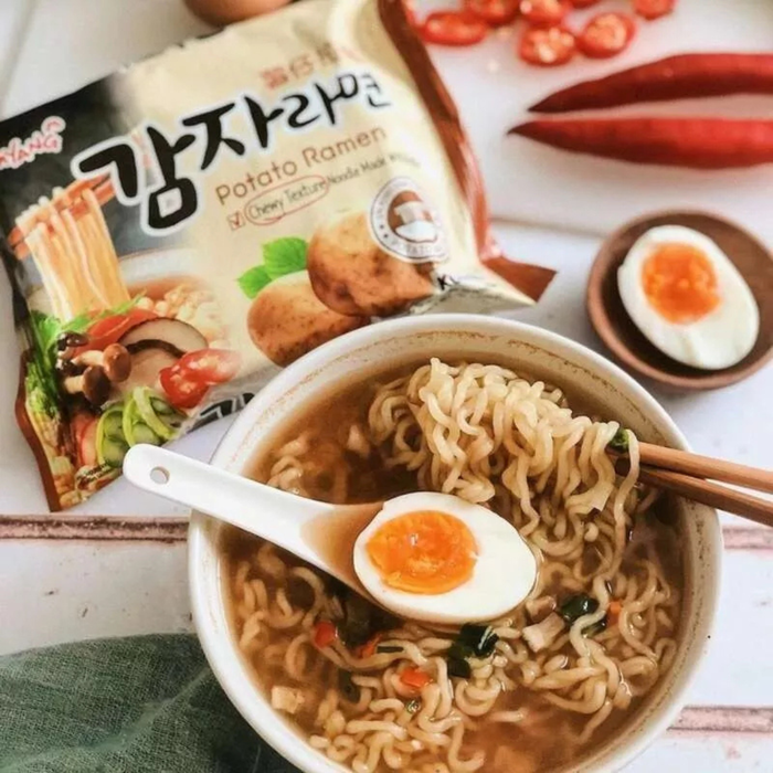 Samyang Potato Ramen – Koreanische Kartoffel-Ramen 5er Pack (5×120g)