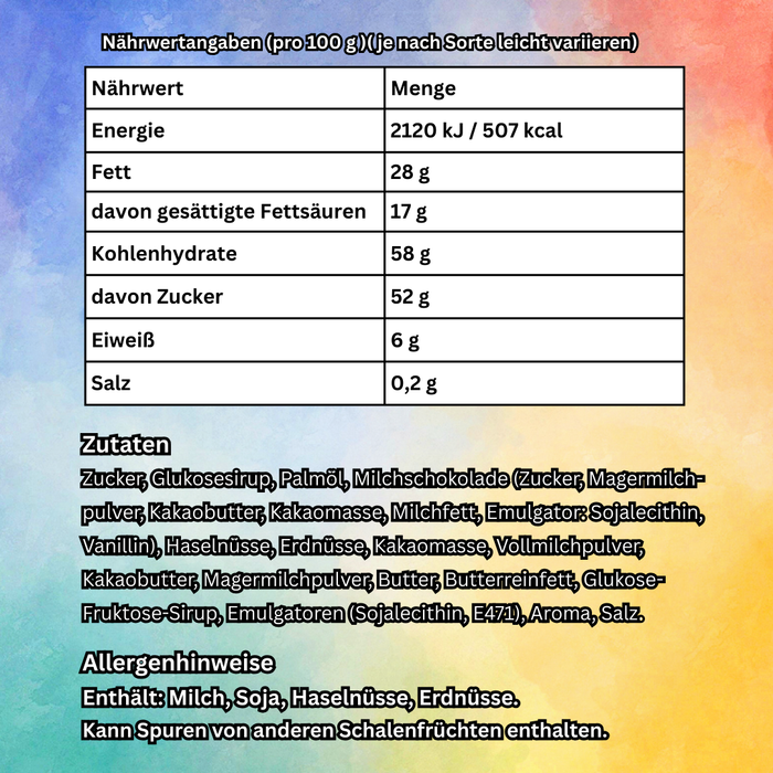 Nestlé Quality Street Chocolate Tub 550 g – Bunte Schokoladenmischung