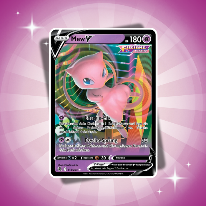 Pokémon Mew-VMAX League Battle Deck – 60 Karten + Mew-VMAX & Genesect-V Deutsch