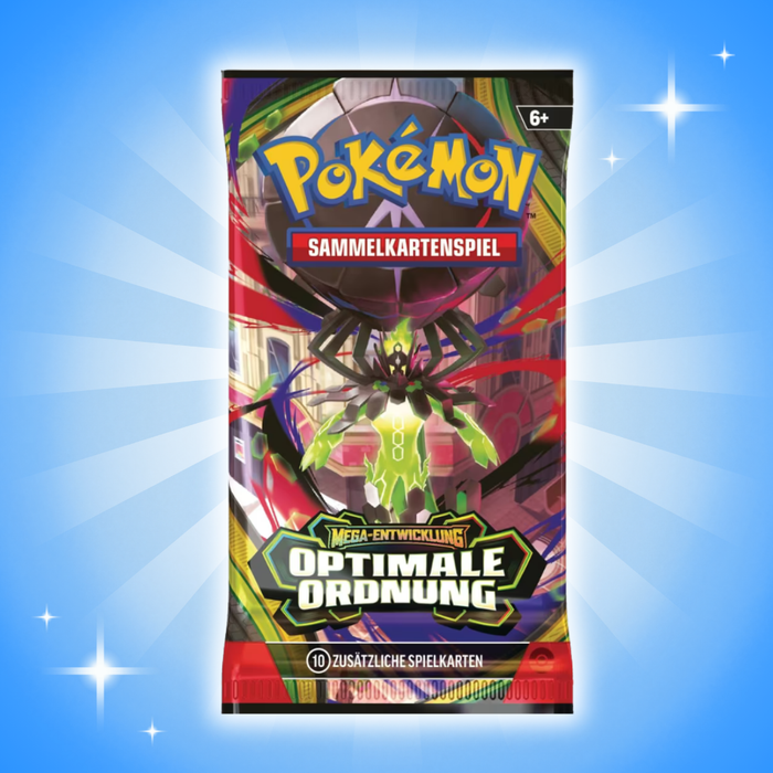 Pokémon Optimale Ordnung Boosterbundle – Deutsch, 6 Boosterpacks + Extras