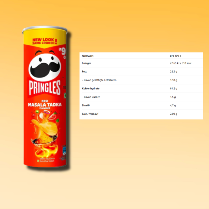 3x Asiatische Pringles – Verschiedene Sorten, 3x 102g | Peri Peri, Desi Masala, Super Hot Spicy Strips