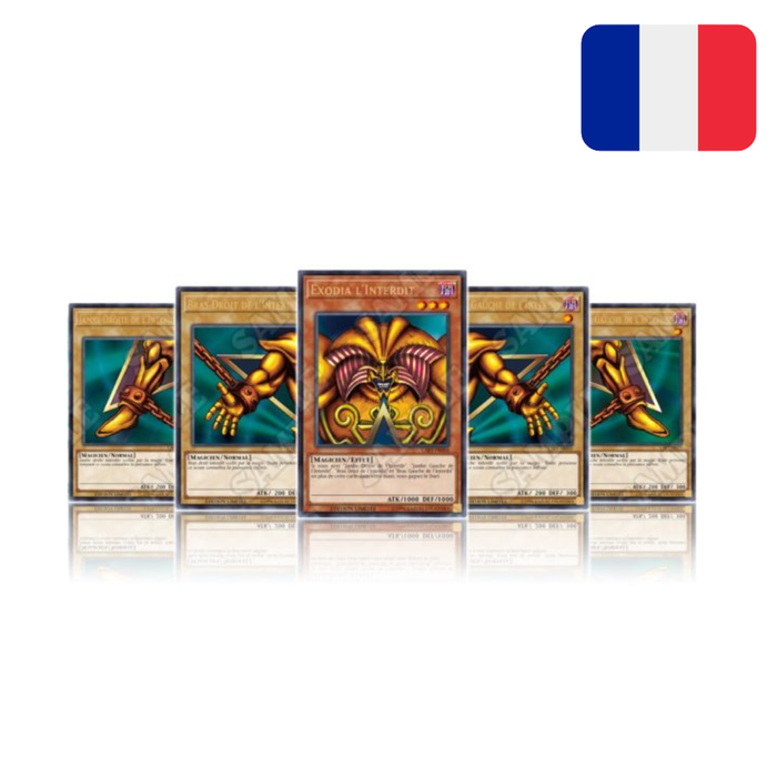 Yu-Gi-Oh! – Exodia l’Interdit – Set Complet (5 Cartes) | Version Française | Ultra Rare | Collection Légendaire