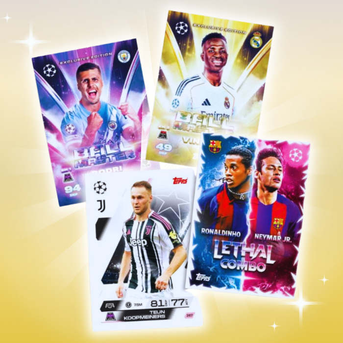 10x UEFA Champions League "MA" Extra Booster 2025/2026 | Topps Sammelkarten