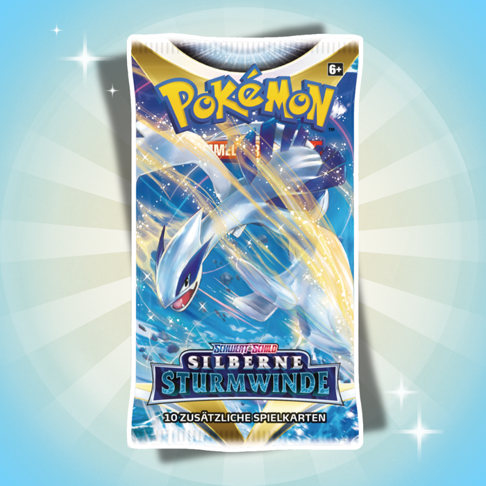 Pokémon Silberne Sturmwinde Build & Battle Stadium Box Deutsch – 12 Booster + 2 Decks