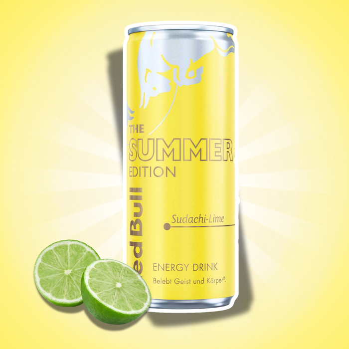 Red Bull Summer Edition Sudachi Lime Energy Drink mit Sudachi-Limetten-Geschmack 250 ml
