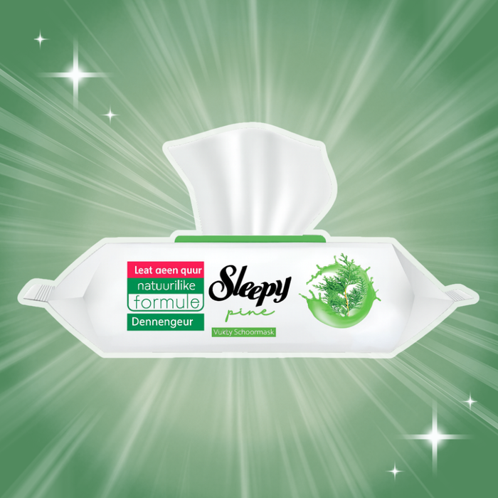 3x Sleepy Reinigungstücher Pine – Feuchte Allzwecktücher | 3x 100 Blatt