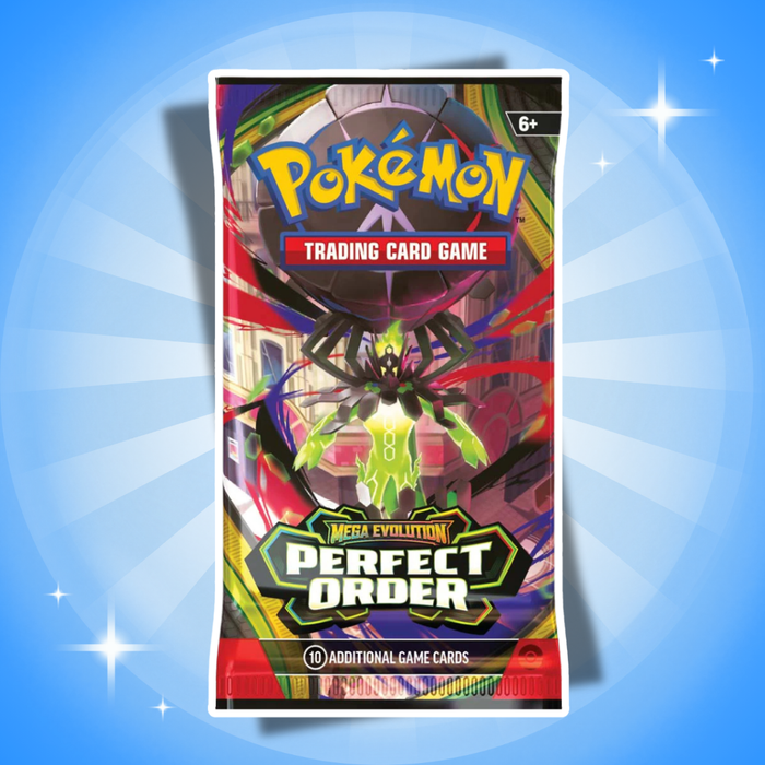 Pokémon Mega-Entwicklung 03: Perfect Order Booster Bundle Englisch – 6 Boosterpacks