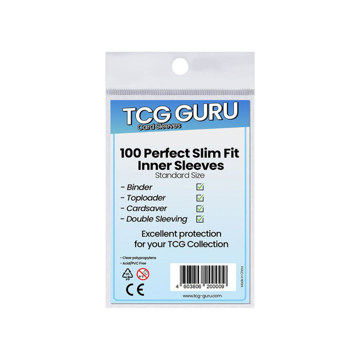 1x TCG GURU Perfect Size Soft Sleeves (100) + Heartforcards® Versandschutz