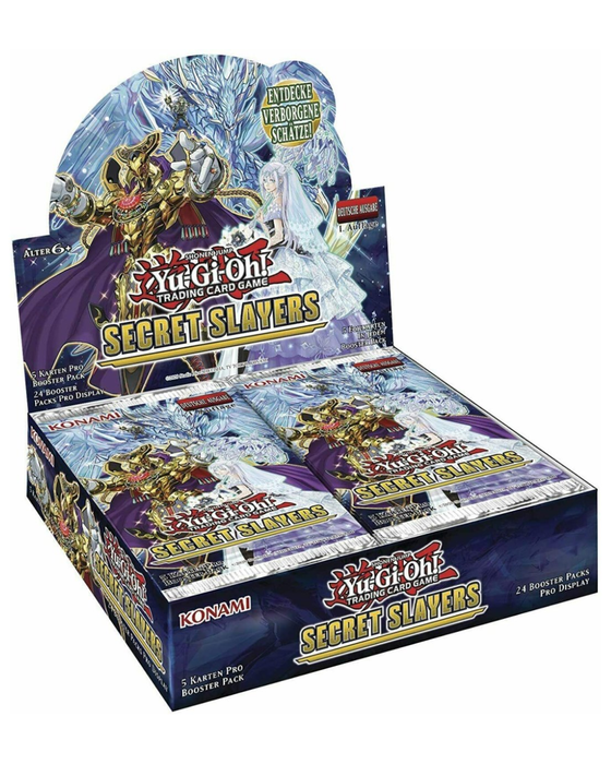 Yu-Gi-Oh! Secret Slayers Display Deutsch – Booster Display mit 24 Packs