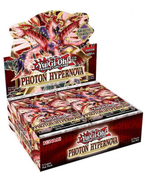 Yu-Gi-Oh! Photon Hypernova Display Englisch – Booster Display mit 24 Packs