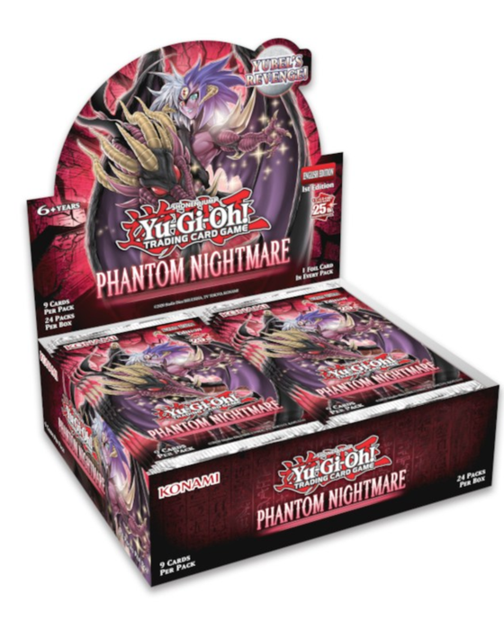 Yu-Gi-Oh! Phantom Nightmare Display Englisch – Booster Display mit 24 Packs
