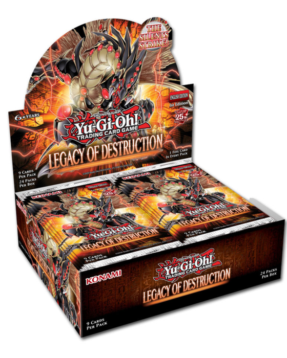 Yu-Gi-Oh! Legacy of Destruction Display Englisch – Booster Display mit 24 Packs