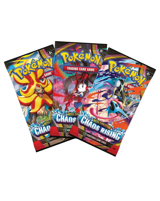 Pokémon Chaos Rising 3x Booster ENG – Englisches Booster Bundle mit 3 Packs