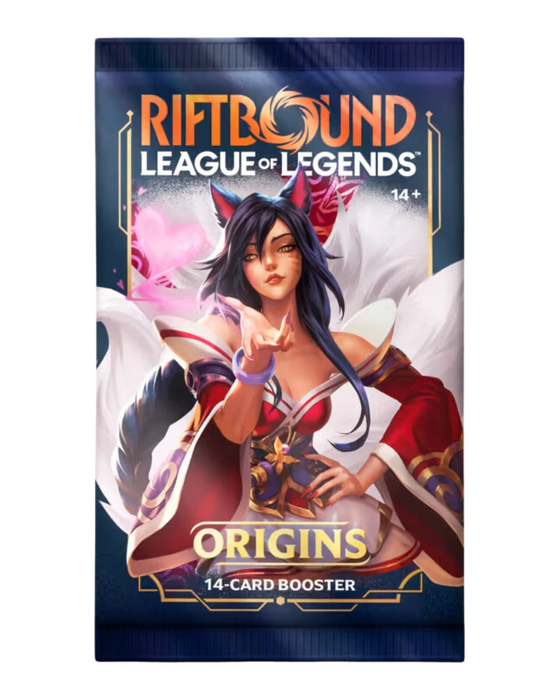 Riftbound: League of Legends Origins Booster ENG – Englisches Booster Pack mit 14 Karten