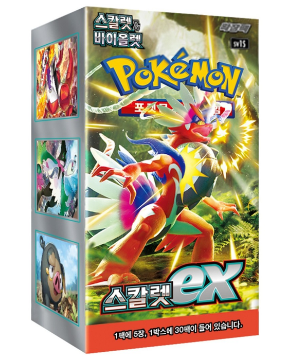 Pokémon Scarlet ex SV1S Booster Box Display Koreanisch – 30 Booster Packs