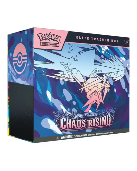 Pokémon Chaos Rising Elite Trainer Box Englisch – 9 Booster Packs & Zubehör