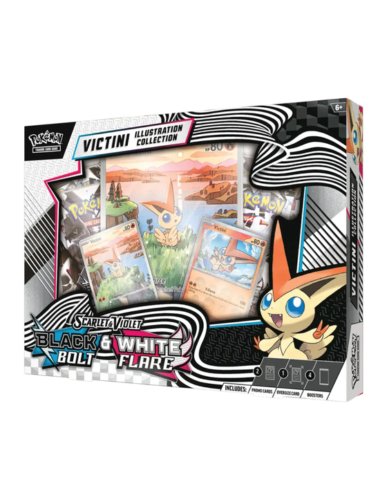 Pokémon Black Bolt & White Flare Victini Illustration Collection Englisch