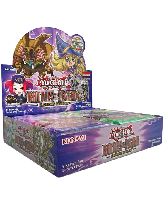 Yu-Gi-Oh! Battles of Legend: Glorious Gallery Display Deutsch – 24 Booster Packs