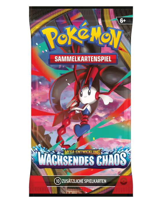 Pokémon Mega-Entwicklung – Wachsendes Chaos Booster Deutsch | 1 Boosterpack