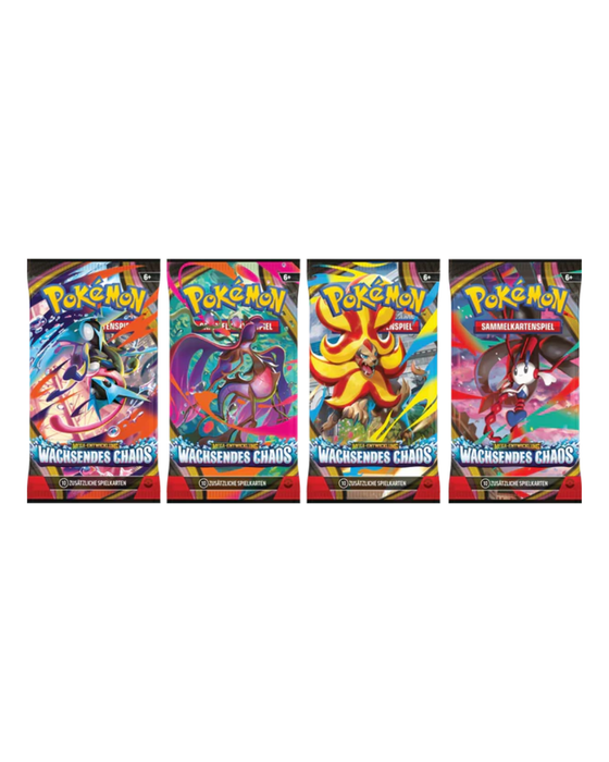 Pokémon ME04 Wachsendes Chaos Booster Display Deutsch – Pokémon TCG Display mit 36 Boostern