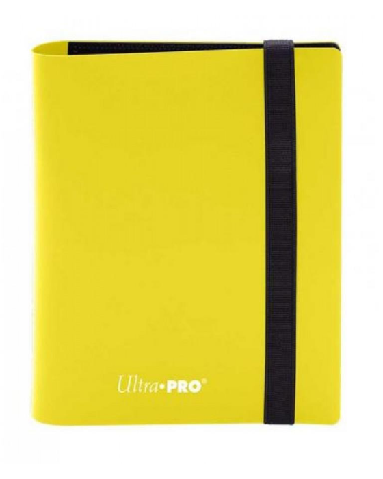 Ultra Pro Eclipse 4-Pocket Ordner Lemon Yellow – PRO-Binder für Sammelkarten